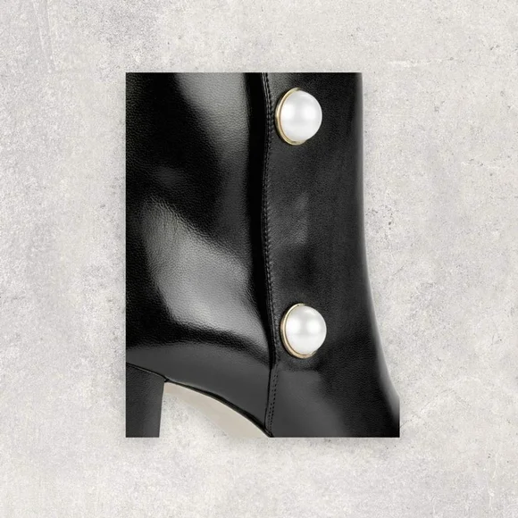 Jimmy Choo Rina 85 Leather Ankle Boots Size 38 (8) NIB - Picture 5 of 15